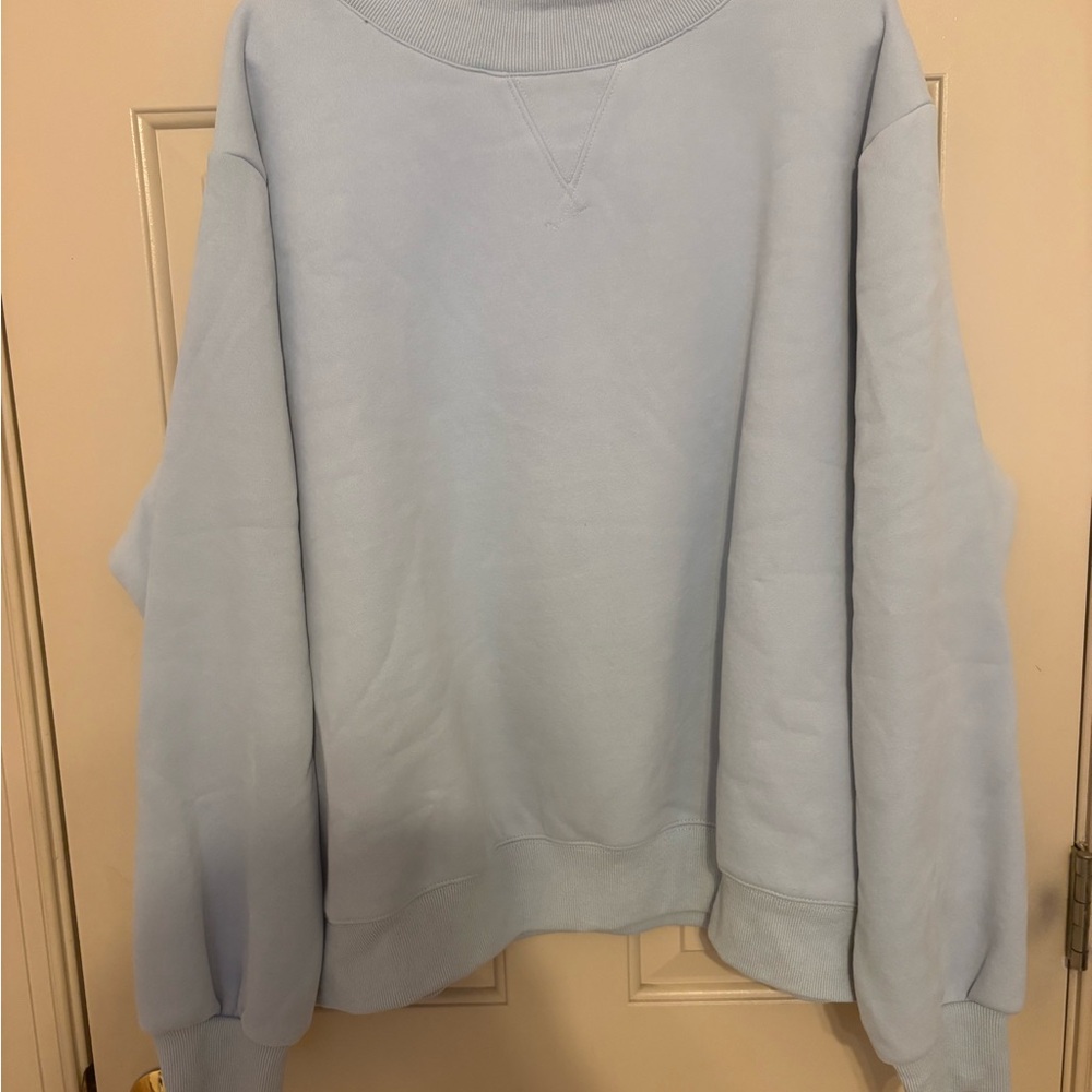 Parke Tonal Icy Blue Mockneck L/XL